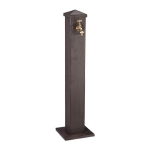Sodo fontanas 91x22,5x22,5cm., rudos/auksinės spalvos