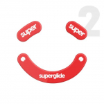 Superglide 2 (Type-C) Glass Skates Razer Deathadder V3 Pro Red (Raudoni) Pakaitiniai Mouse Feet