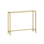 Konsole 100x20x80cm, Konsoollaud, VASAGLE LGT26G, 20x100x80 cm, Kuldne