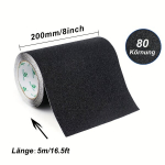 Neslystanti juosta BOMEI PACK, juoda, 200mm x 5m