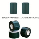 Dvipusė lipni juosta dirbtinei žolei, 6 ritinėliai, 5cm*5M (3vnt)+15CM*5M (2vnt)