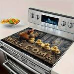 Dekoratyvinis viryklės vir&scaron;aus dangtis su vi&scaron;tomis