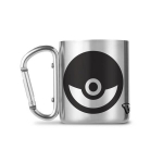 Kempingo puodelis - Pokemon - Pokebolas - Nerūdijančio plieno - 220ml - Pilkas