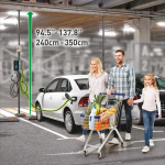 Elektromobilio įkrovimo stotelės stovas Barkan EV350FC, floor, 350 cm, 50 kg