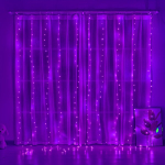 LED užuolaidų girlianda su pulteliu