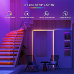 RGB LED juostelė su pultu, 49,21 pėdos / 15 m