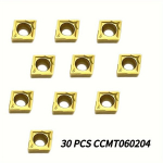 CNC tekinimo staklių plok&scaron;telės CCMT060204, kietlydinio, 30 vnt