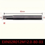 CNC frezavimo įrankio laikiklis su karbido įdėklu 80mm, 1vnt EXN02R012M12.0-80-03