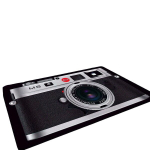 Leica dizaino veliūrinis kilimėlis, 80 cm x 120 cm / 31,5 colio x 47,24 colio