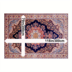 Rožinių gėlių dekoratyvinis kilimas, 79 * 118 colių / 200 * 300 cm