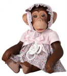 Lėlė Lola 32 cm, mink&scaron;ta vinilinė, su suknele ir priedais