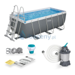 Stovas baseinui 412x201x122 cm 8in1 rinkinys Bestway 56457