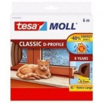TESA Bourrelet guma - 6x9 mm D - Baltas