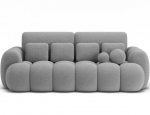 Sofa-lova Eltap Cotonn, 256x119x105 cm, pilka