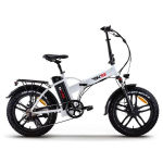Elektrinis dviratis RKS RSIII Pro, 20", baltas