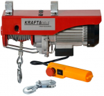 Kraft&Dele KD1526 - elektrinė lyno gervė 400/800 kg, 10 m