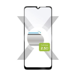 fiksuota viso dangčio grūdinto stiklo apsauga, skirta Samsung Galaxy A13-A13 5G, viso ekrano klijai, juoda