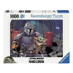 Ravensburger dėlionė star wars the mandalorian, 1000 vnt.
