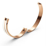Apyrankė Daniel Wellington Emalie Infinite - sidabrinė/balta - L