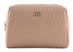 GUESS rožinė kosmetinė moterims - Television Large Top Zip kosmetinė Orchid 298792