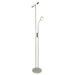Įmontuotas LED stovinis &scaron;viestuvas dideliam įtampai klasė F Rabalux Ophus 18,5W - satino chromas - 29,5x102x10 cm