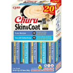 Inaba Churu Skin & Coat su tunu arba tunu ir &scaron;ukutėmis, 20x14 g