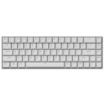 FGG FIRE68 RGB, Gateron Dual-Rail Universal Switch, White