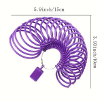 Reguliuojamas apyrankių ir žiedų matuoklis, Geltona