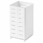 Metalinis baltas stalo įrankių džiovintuvas 10 cm x 10 cm x 18 cm Ikea Avsteg