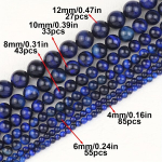 Akmenukai tigro akis, 6mm about 55pcs