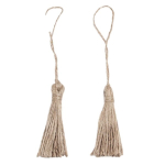 Virvelė, Original Color, Total Length 18cm, Tassel 8cm (5pcs)
