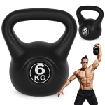Kettlebell virdulys 6 kg mank&scaron;tai su hanteliu katulio apkrova fitneso svoris ModernHome