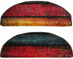 70x24+3 cm spalvoti kilimėliai laiptų pakopos