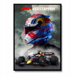 Plakatas Verstappen Formulė F1 dovana vaikinui vyrui sportas su rėmeliu A3