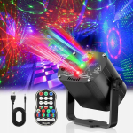 Disco lemputės Usb Dj vakarėlių ap&scaron;vietimas Rgb su nuotoliniu valdymu