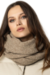 Vivisence moterų žiemos kilpa, &scaron;alikas, i&scaron; madingų jaukių &scaron;ildančių verpalų, &scaron;altoms žiemos dienoms, moterys, eleganti&scaron;kas melanžo modelis, dekoratyvinei ir sporti&scaron;kai aprangai, žiemos rudenį, vienas dydis, Vienas dydis tinka visiems