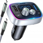 Fm transmiteris Ainope Mp3 Usb-c Bt 5.0 įkroviklis