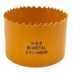 Bimetalinė karūnėlė freza 65mm metalui, medžiui bi-metal Nomi