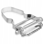 Orion dviguba metalinė daržovių ir vaisių skustukas, 11,5 cm, sidabrinis
