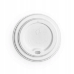 Vegware dangteliai i&scaron; cukranendrių popieriniams kavos/arbatos puodeliams, skersmuo 90 mm, 50 vnt.