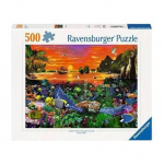 Ravensburger mozaikos dėlionė vėžlys koralų rifte, 500 vnt.