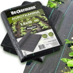 Agrotekstilė Heckermann 1,6x10m 90g/m2 Juoda
