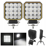 Darbinis žibintas 16 led osram 25w 1711lm 12v 24v led halogeninis prožektorius x2