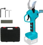Akumuliatorinės sodo žirklės, suderinamos su Makita 18 V (be akumuliatoriaus), maksimalus atidarymas 55 mm, pjovimo skersmuo 40 mm, elektrinės sodo žirklės su lcd ekranu, įkraunamos sodo žirklės medžių &scaron;akoms, gėlėms