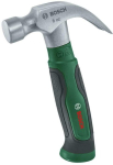 Bosch Claw Hammer 225 g (hard carbon steel V-shaped claw puller Softgrip handle low vibration)