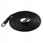 Treniruočių virvė 38mm x 3m, sporto salės ir namų treniruotėms