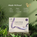 Dryper sauskelnės, dydis 4 (10-15 kg / 22-33 lbs), 12 val. apsauga nuo pratekėjimo, 3d apsauga nuo pratekėjimo, &scaron;lapumo indikatorius, itin plonas mink&scaron;tas sugeriantis sluoksnis, hipoalerginės jautriai odai, ne&scaron;iojamos, 7 sauskelnės