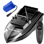 Jaukų laivelis su autopilotu 500m 12000 Mah Sahido Bait Runner V2 Led Didelis