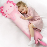 Mewaii 110 cm mielas žaislas, mielus a&scaron;olotlio pliu&scaron;inis žaislas, ilga pliu&scaron;inė pagalvėlė, kim&scaron;tinis žaislas, miela pagalvėlė dovana, pliu&scaron;inė pagalvėlė