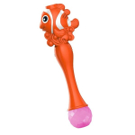 Muilo burbulų pūtiklis su garso ir &scaron;viesu efektais Clownfish, oranžinis, 100 ml